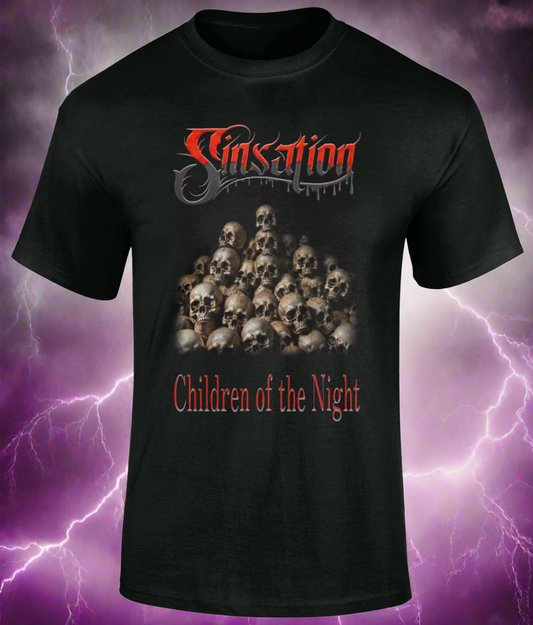 SINSATION  "CHILDREN OF THE NIGHT" T SHIRT