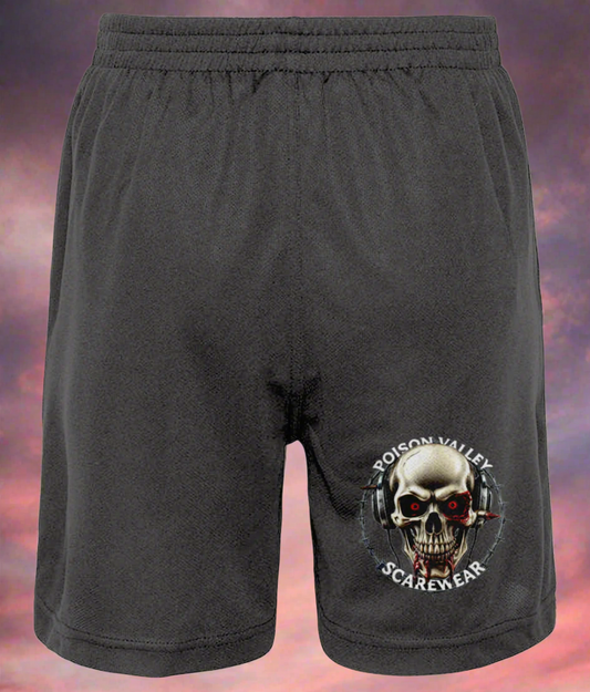 SHORTS "POISON VALLEY SCAREWEAR LOGO"