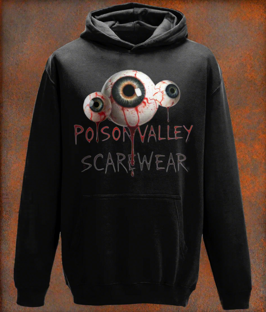 Enhance your unique style with this luxurious Eyeballs Hoodie, featuring intricately designed bloodshot eyeballs.